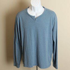 UNTUCKit Blue Long Sleeve Tee